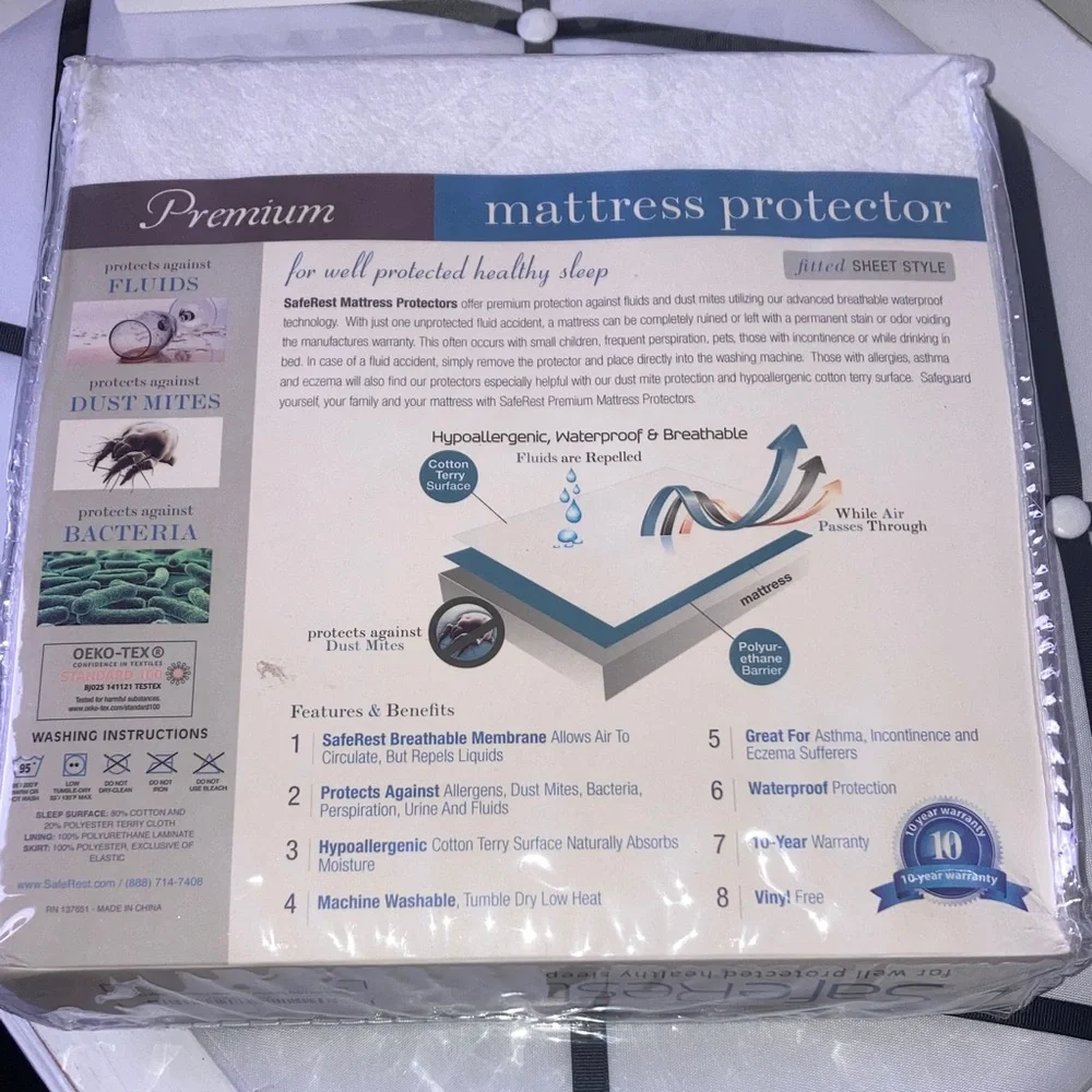 White Mattress Protector